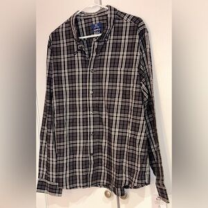 NWT George classic fit long sleeve button up shirt. Size XL